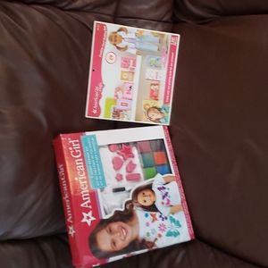 American Girl Bundle. T SHIRT design kit. New in Box & Creative card making Pad